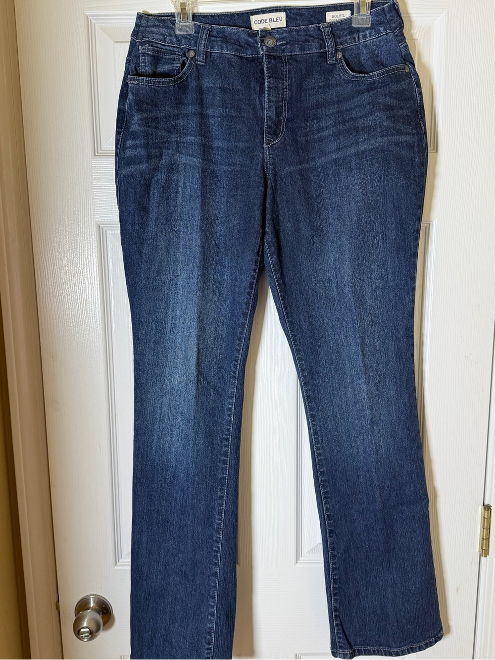 Code Bleu Women's Indigo Bootcut Jeans Curvy Size 12